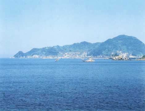 四浦半島から保戸島を望む　－津久見市－