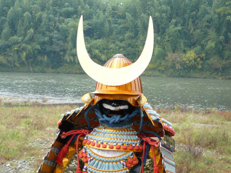 大野川合戦祭り鎧、カブト