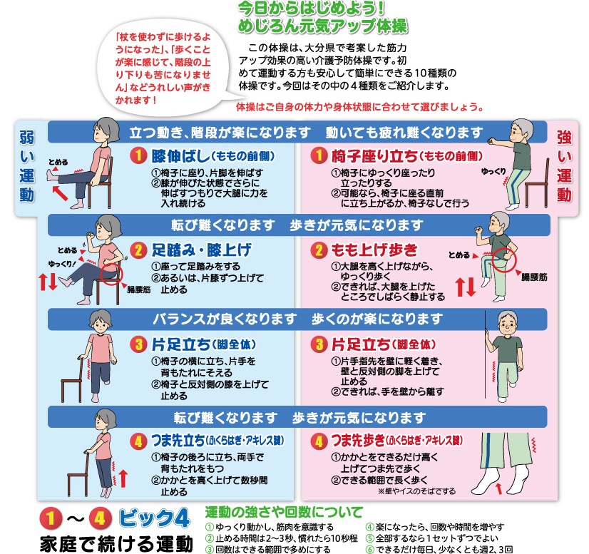 めじろん元気アップ体操