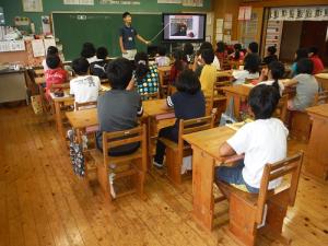 土木未来教室の様子２