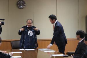 公益社団法人日本フェンシング協会の知事表敬１