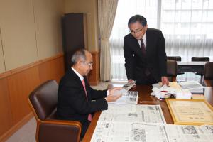 特定非営利活動法人大分県書写書道指導者連合会地域文化功労者表彰（文部科学大臣表彰）受賞報告会１