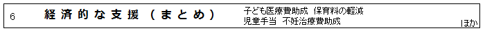 6　経済的な支援