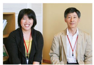 アンジュ・ママンの吉原安彦さんと小川由美さん