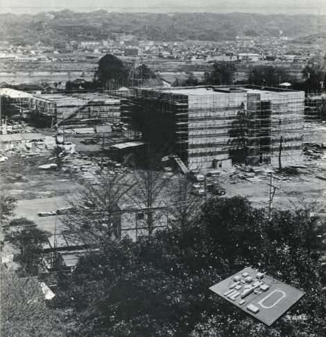 移転工事中の県立芸術短大