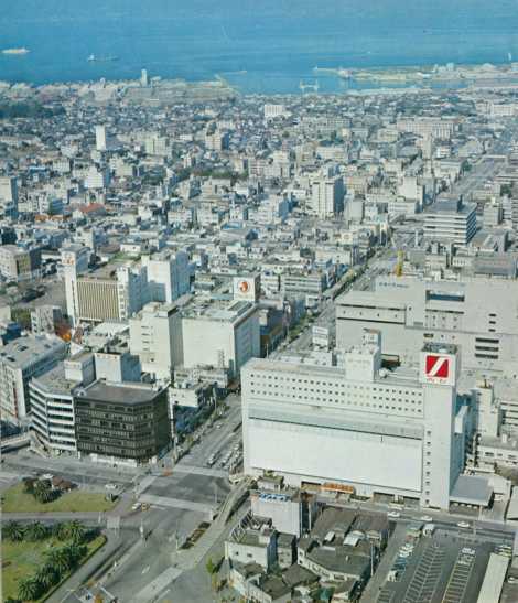 発展する大分市街