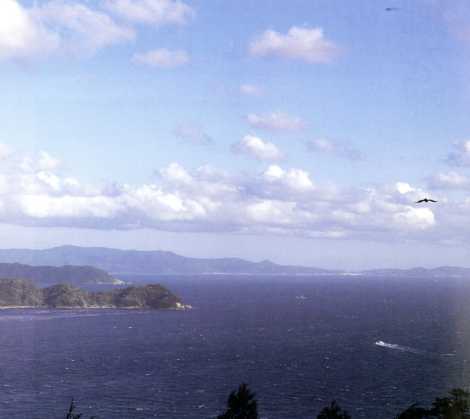 四浦半島から日豊海岸を望む