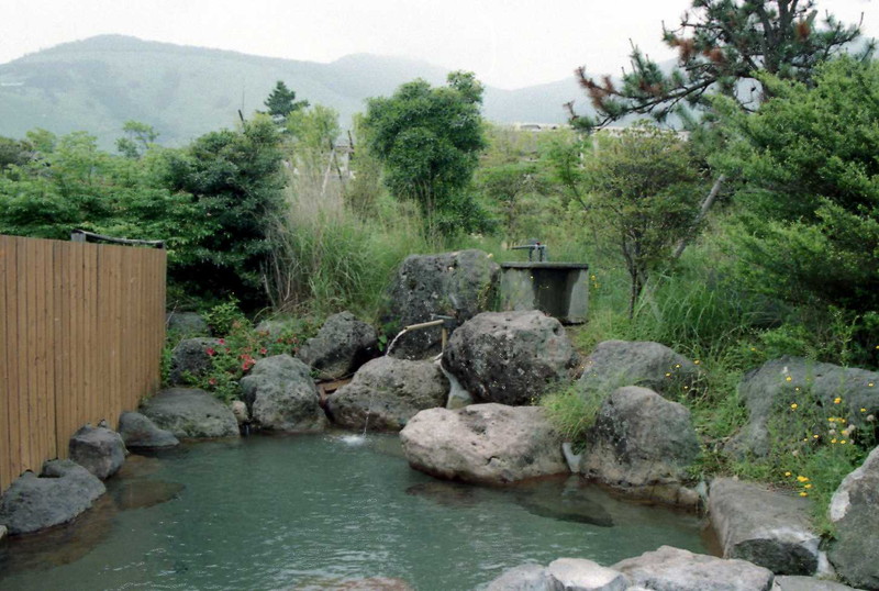 泉水キャンプ村の「露天風呂」　－九重グリーンパーク－