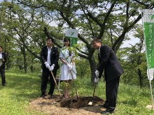 記念植樹の画像