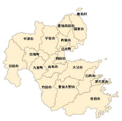 大分県地図