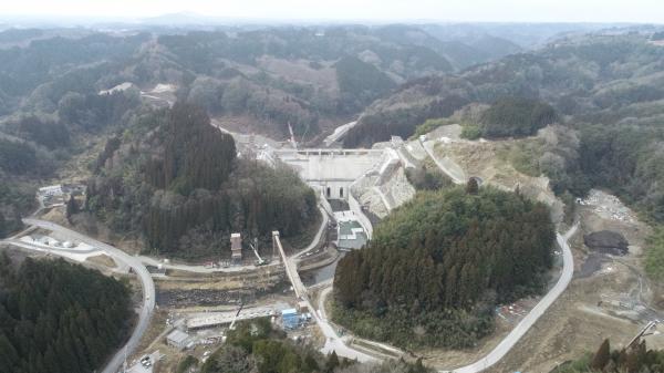 玉来ダム　建設中ダム　大分県