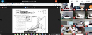オンライン授業の様子