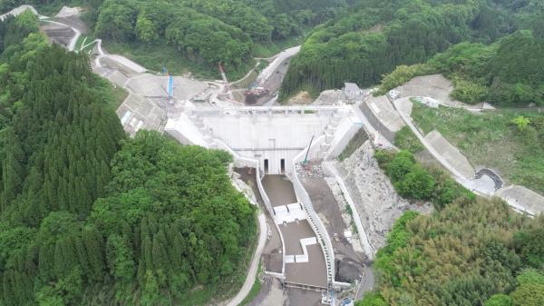 玉来ダム　建設中ダム　大分県