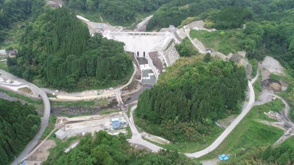 玉来ダム　建設中ダム　大分県