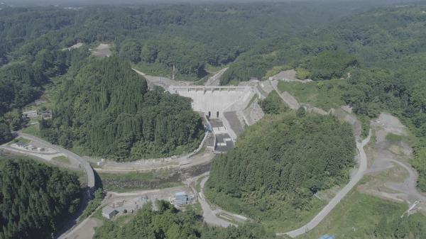 大分県　建設中ダム　玉来ダム