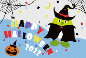 めじろんハロウィンカード2022