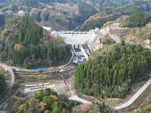 玉来ダム　建設中ダム　大分県