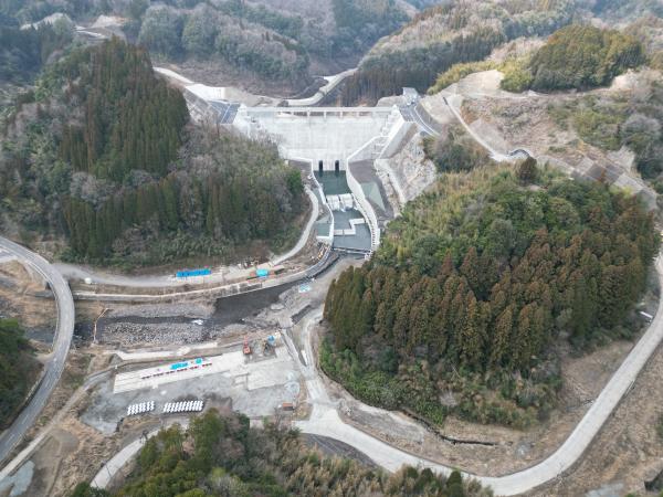 玉来ダム　大分県　建設中ダム