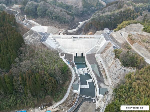 玉来ダム　大分県　建設中ダム