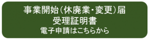 事業開始届