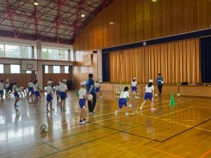 6年生サッカー教室の様子