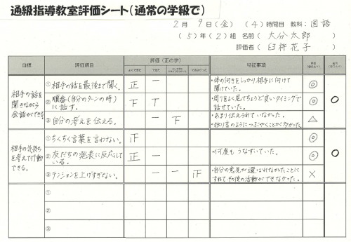 評価シート