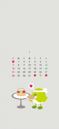 Iphoneカレンダー1月