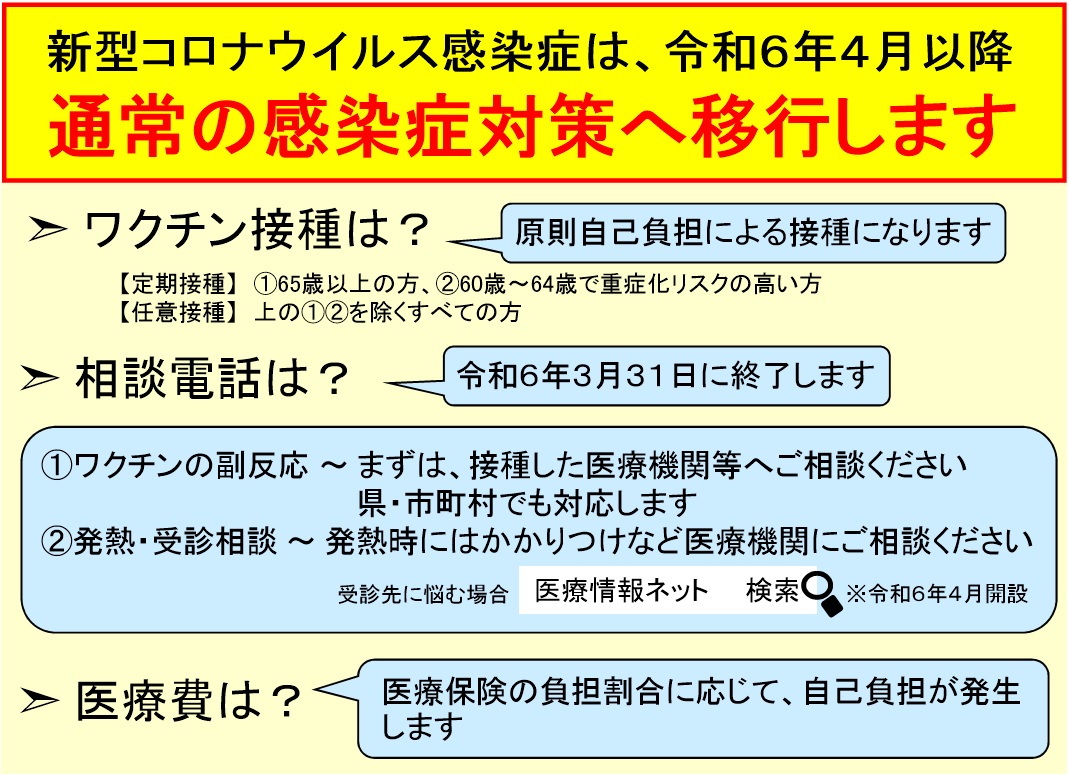 令和６年度以降の感染症対策