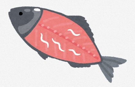 アニサキスのイメージ図です。