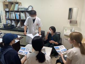 病院見学の様子①