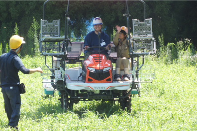 田植え機運転練習