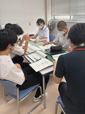 水質担当説明の様子