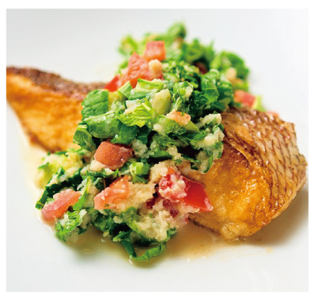 白身魚のかぶソースがけ