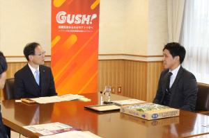 こんだんのようす