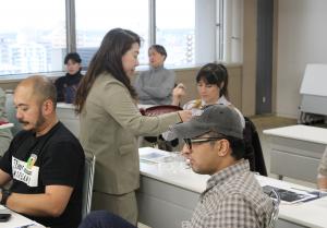 テイスティングの様子