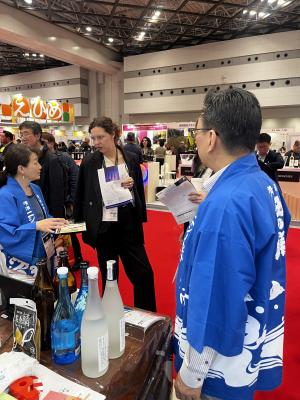 海外バイヤー試飲の様子