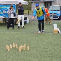 子育て・働く世代のスポーツライフサポート事業（ゆふいん：モルック大会①）