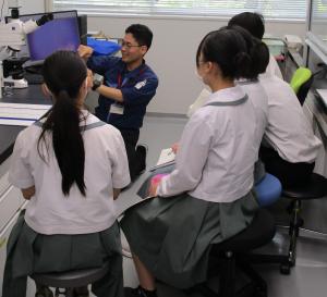 アスベスト測定実習