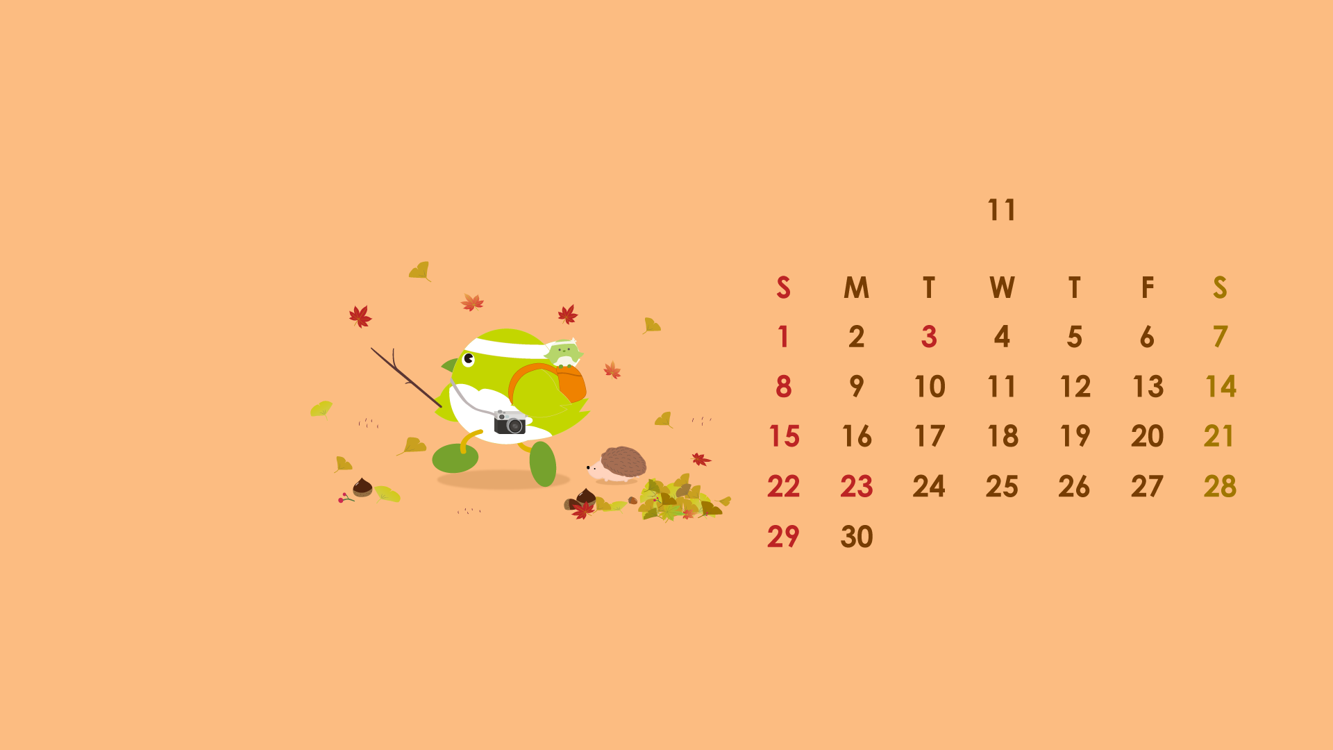 壁紙１１月
