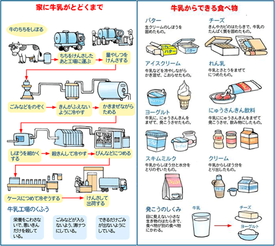 家に牛乳が届くまで