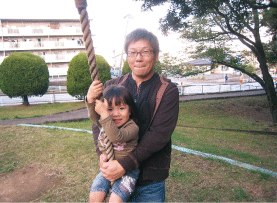 篠原丈司さん親子