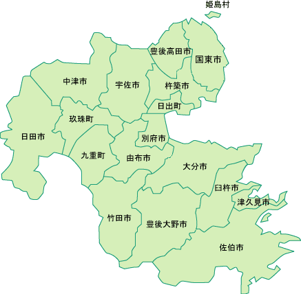 大分県地図