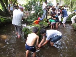 田舎暮らし体験事業の様子