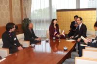 こんだんのようす