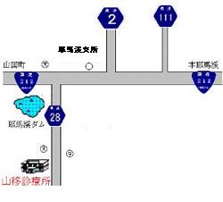 山移診療所の地図