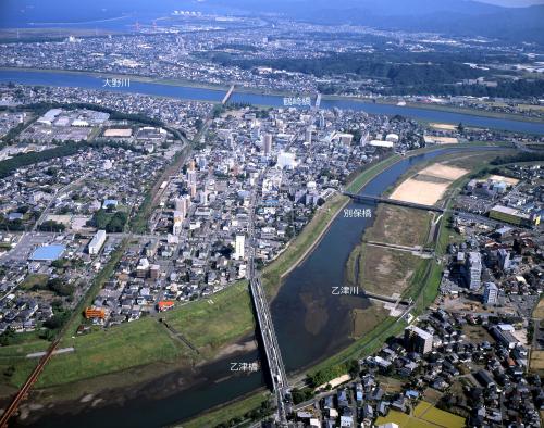 鶴崎地区の航空写真