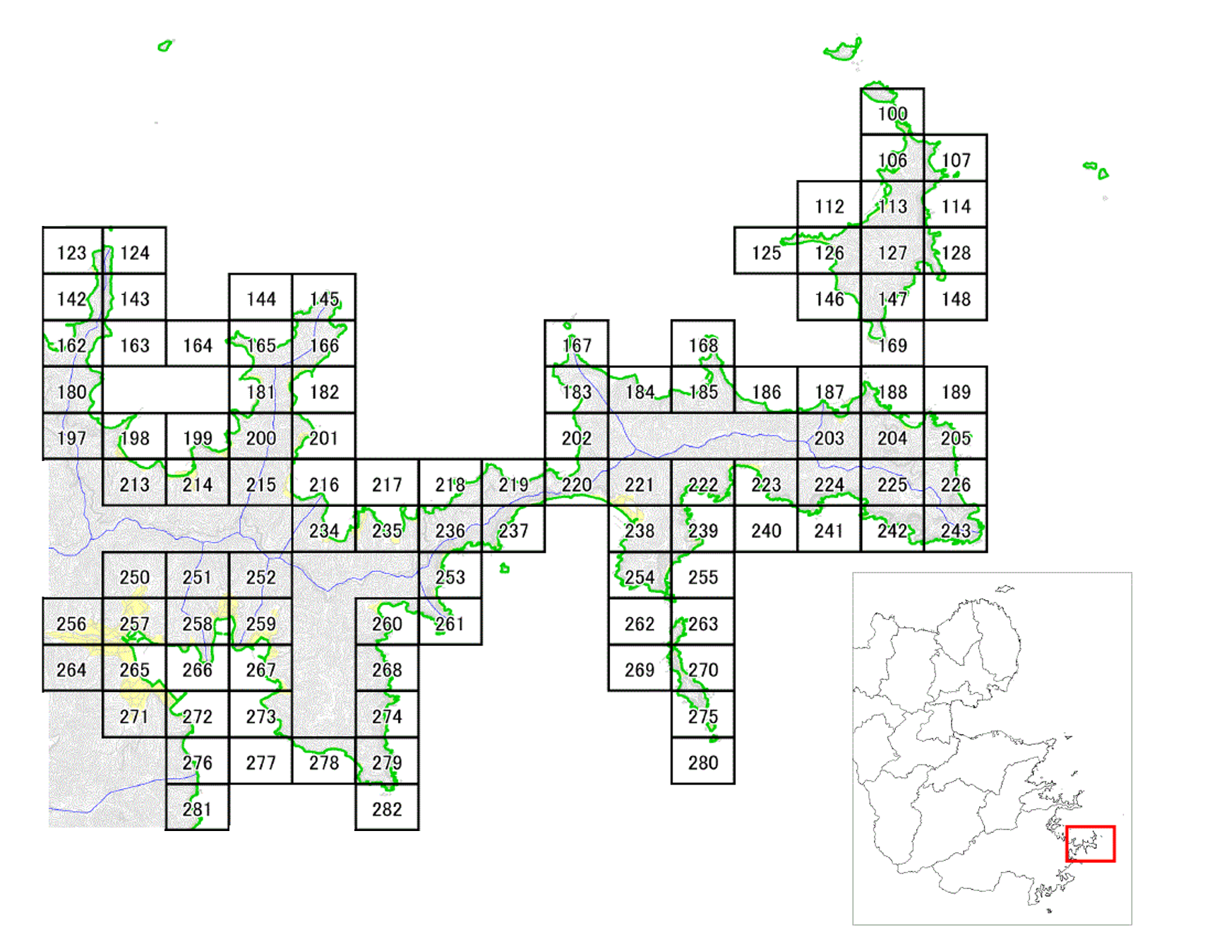 佐伯市位置図３