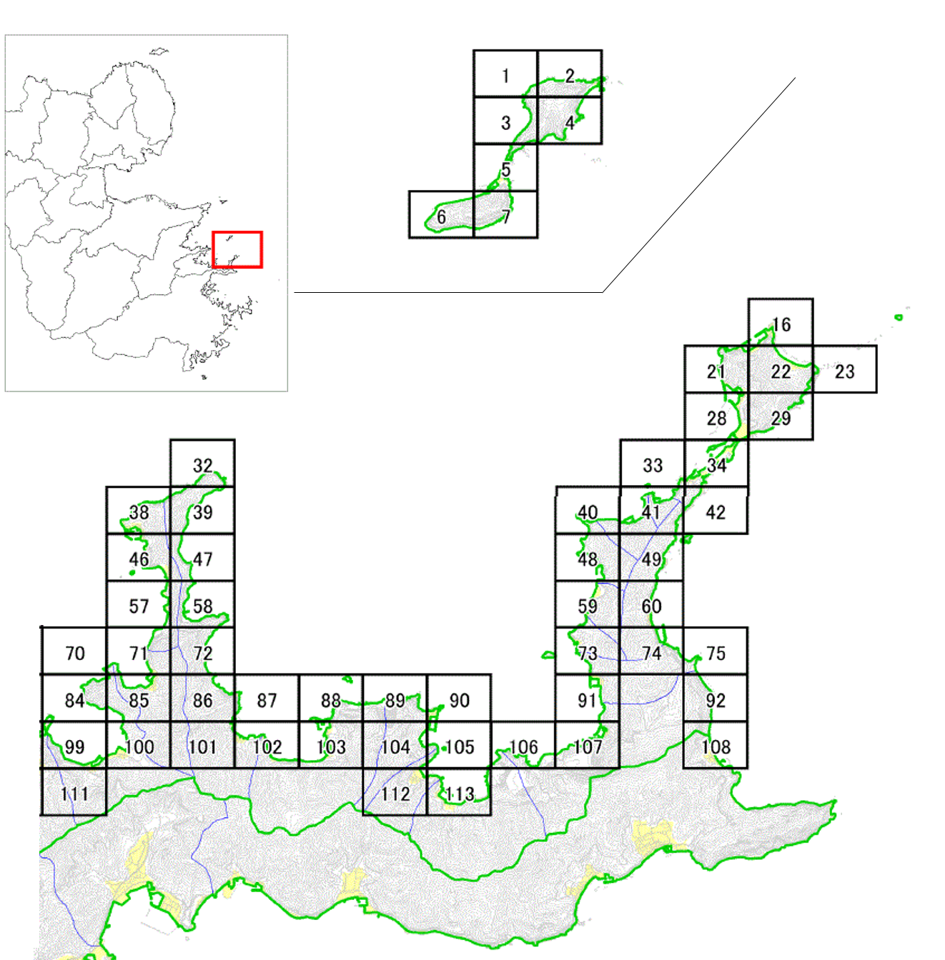 津久見市位置図２