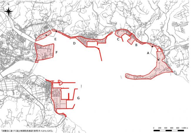 守江港の港湾位置図です。