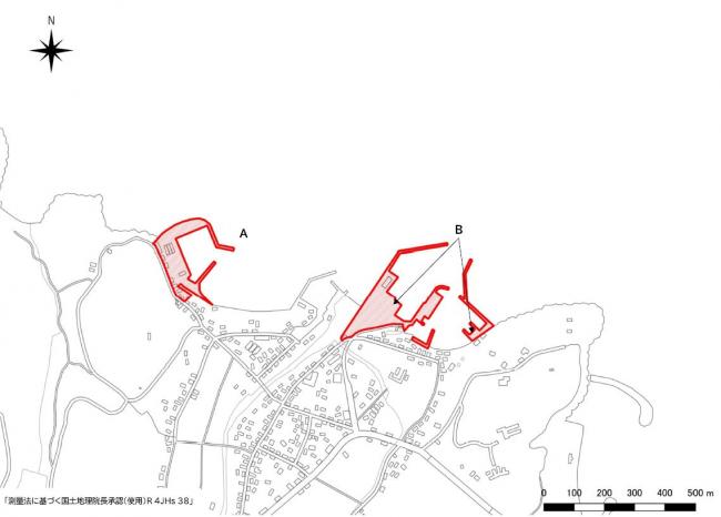 国東港伊美地区の港湾位置図です。